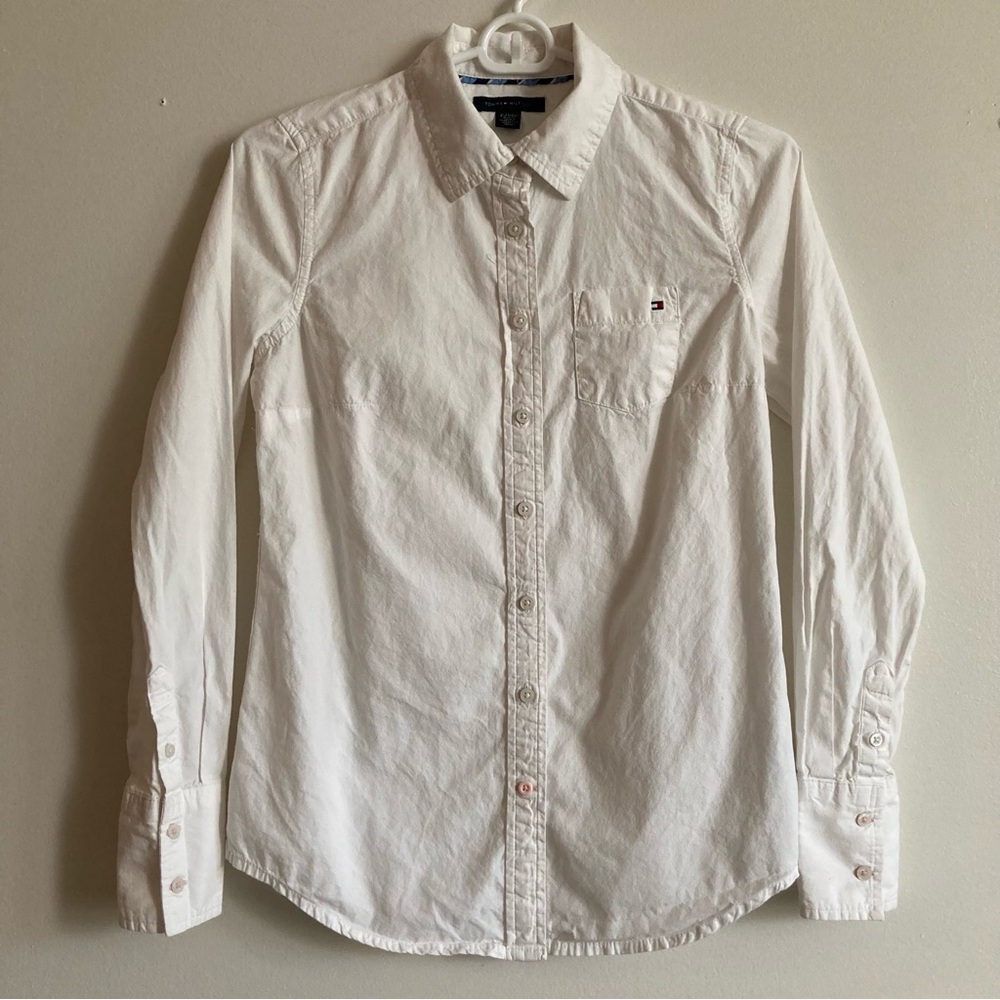 TH white cotton shirt